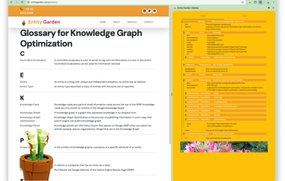 Entity Garden Sidebar - Chrome Extension